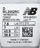 New Balance（ニューバランス）スニーカー グレー サイズ:25.5cm メンズ/2200711867574
