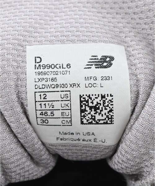 New Balance（ニューバランス）スニーカー グレー サイズ:30cm メンズ/2200715825044
