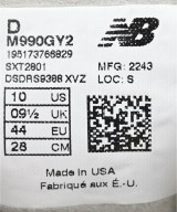 New Balance（ニューバランス）スニーカー グレー サイズ:28cm メンズ/2200717494088