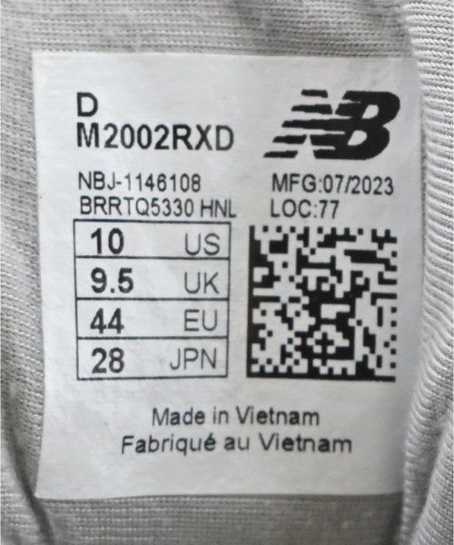 New Balance（ニューバランス）スニーカー 黒 サイズ:28cm メンズ/2200718234072