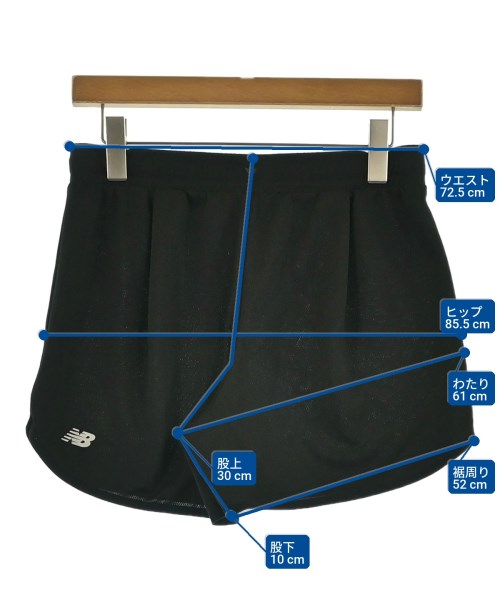 New Balance（ニューバランス）ショートパンツ 黒 サイズ:-(M位) レディース/2200709537069