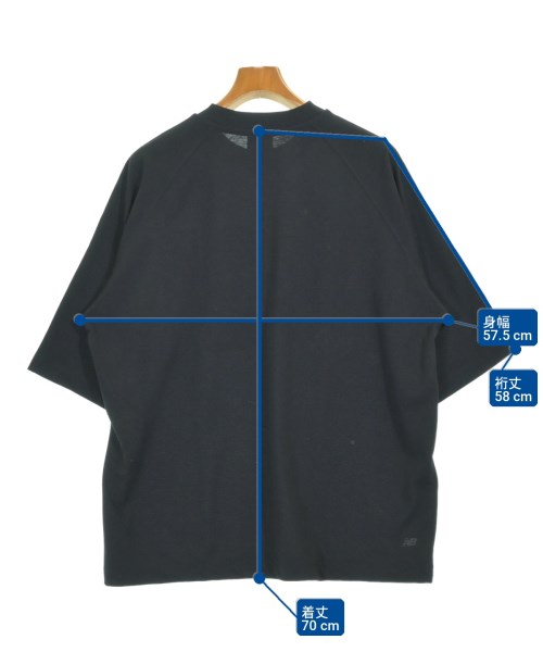 New Balance（ニューバランス）Tシャツ・カットソー 黒 サイズ:M メンズ/2200717335343