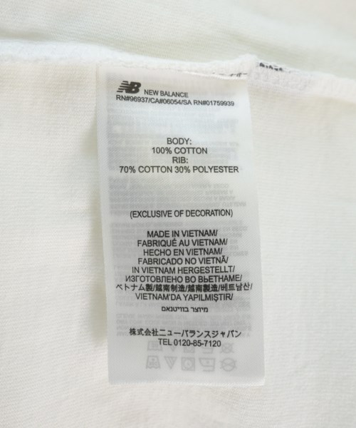 New Balance（ニューバランス）Tシャツ・カットソー 白 サイズ:S メンズ/2200719342011