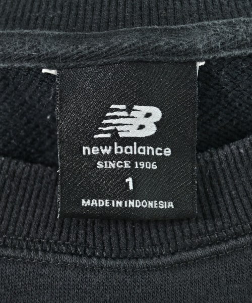 New Balance（ニューバランス）スウェット 黒 サイズ:1(S位) メンズ/2200633940027