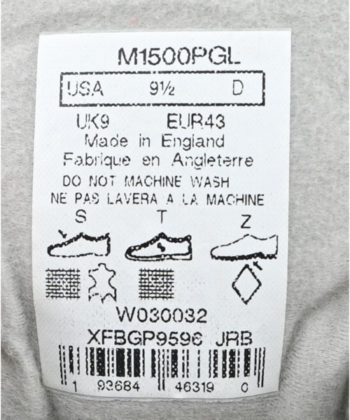 New Balance（ニューバランス）スニーカー グレー サイズ:US9 1/2(27.5cm位) メンズ/2200634525094