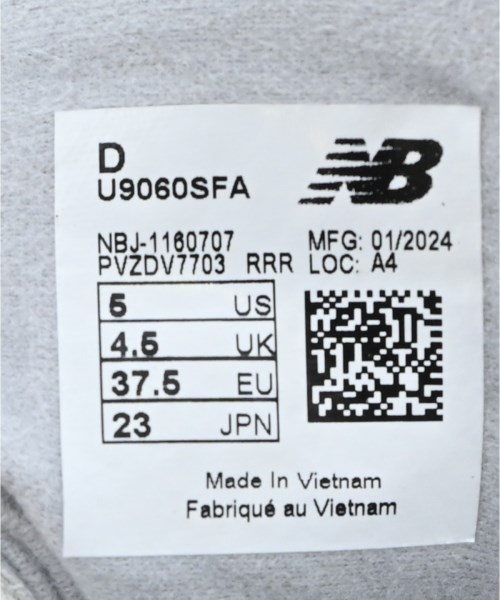 New Balance（ニューバランス）スニーカー 紫 サイズ:23cm レディース/2200634124266