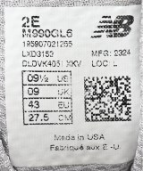 New Balance（ニューバランス）スニーカー グレー サイズ:27.5cm メンズ/2200644618175