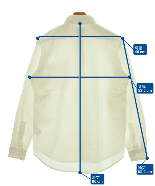 New Balance（ニューバランス）カジュアルシャツ 白 サイズ:M メンズ/2200635068170