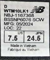 New Balance（ニューバランス）スニーカー 黒 サイズ:24.5cm レディース/2200643992047