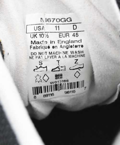 New Balance（ニューバランス）スニーカー 黒 サイズ:US11(29cm位) メンズ/2200651991063