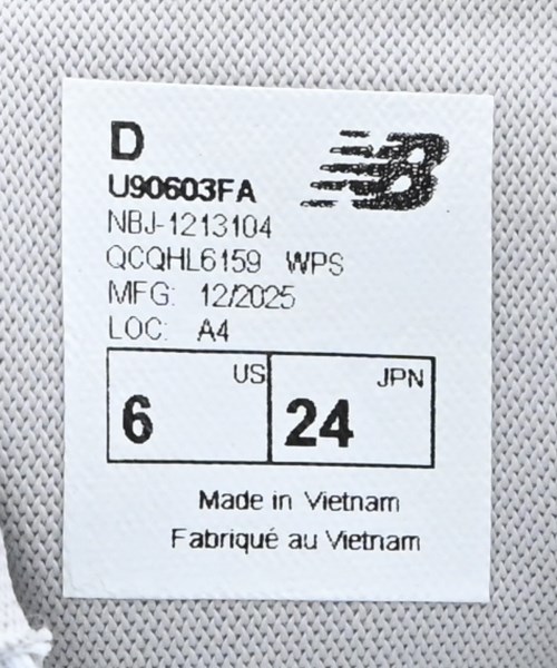 New Balance（ニューバランス）スニーカー グレー サイズ:24cm レディース/2200702276019