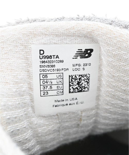 New Balance（ニューバランス）スニーカー グレー サイズ:23cm レディース/2200687576012