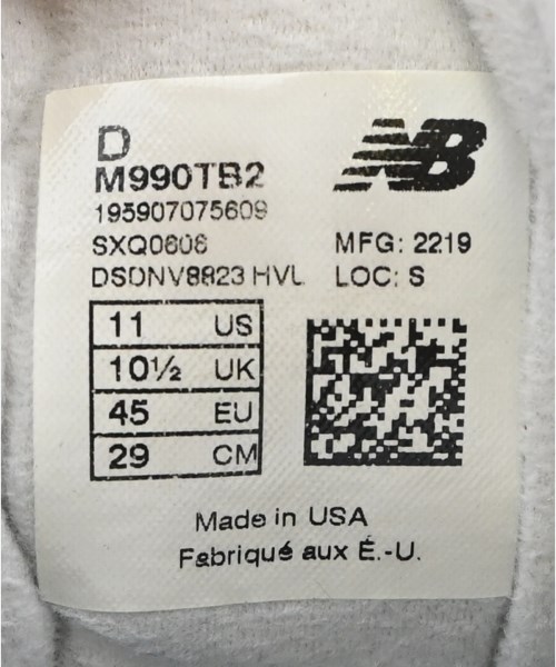 New Balance（ニューバランス）スニーカー 紺 サイズ:29cm メンズ/2200704705296