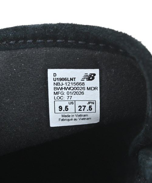 New Balance（ニューバランス）スニーカー 黒 サイズ:27.5cm メンズ/2200703226013