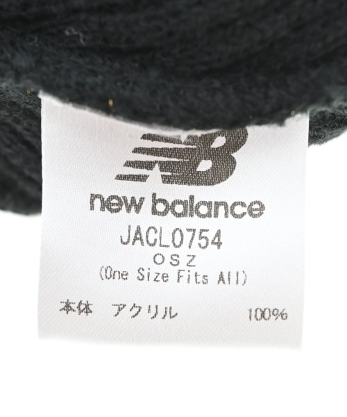 New Balance（ニューバランス）ニットキャップ・ビーニー 黒 サイズ:ONE メンズ/2200705755092