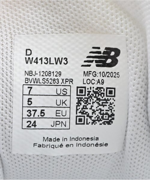 New Balance（ニューバランス）スニーカー 白 サイズ:24cm レディース/2200703102058