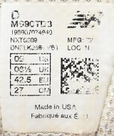 New Balance（ニューバランス）スニーカー グレー サイズ:27cm メンズ/2200708794012