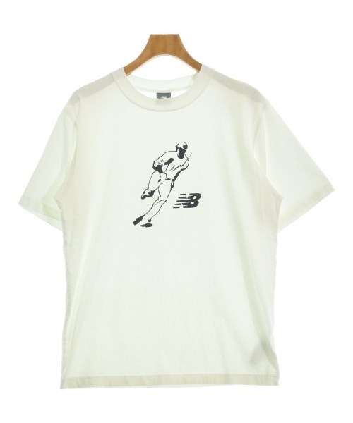 New Balance（ニューバランス）Tシャツ・カットソー 白 サイズ:M メンズ/2200706870596