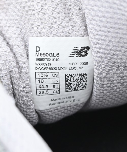 New Balance（ニューバランス）スニーカー グレー サイズ:28.5cm メンズ/2200662567028