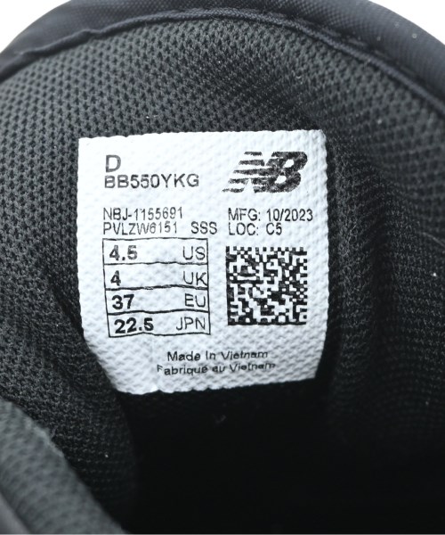 New Balance（ニューバランス）スニーカー 黒 サイズ:22.5cm レディース/2200663231058