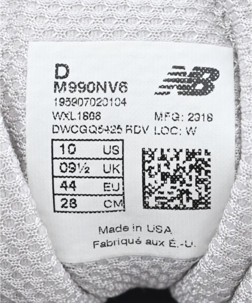 New Balance（ニューバランス）スニーカー 紺 サイズ:28cm メンズ/2200668050036