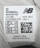 New Balance（ニューバランス）スニーカー グレー サイズ:25.5cm メンズ/2200670069019