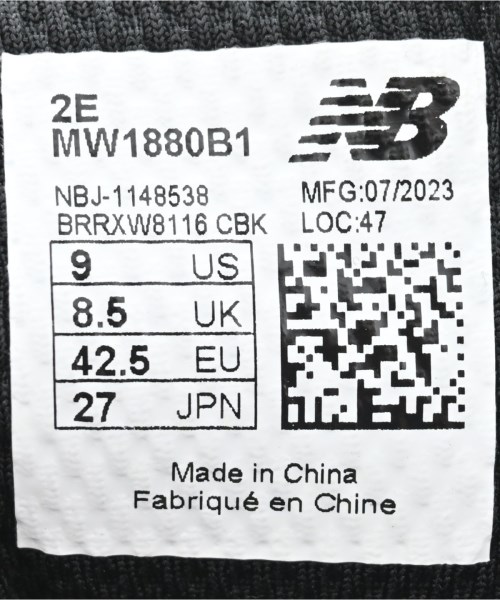 New Balance（ニューバランス）スニーカー 黒 サイズ:27cm メンズ/2200660263359