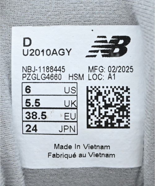 New Balance（ニューバランス）スニーカー グレー サイズ:24cm レディース/2200671408060