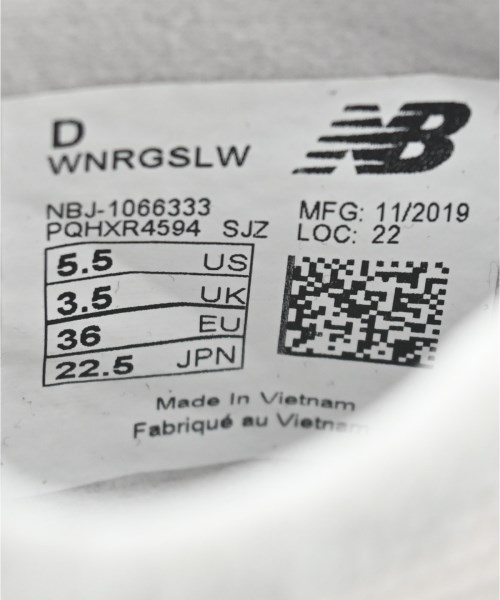 New Balance（ニューバランス）スニーカー グレー サイズ:22.5cm レディース/2200666112040