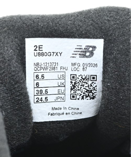 New Balance（ニューバランス）スニーカー 黒 サイズ:24.5cm レディース/2200729887090
