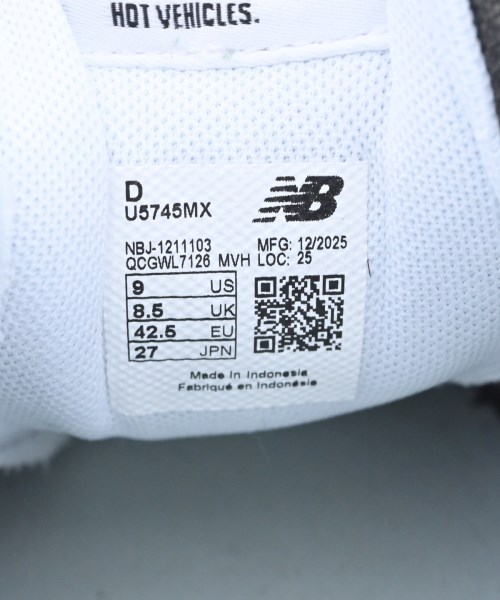 New Balance（ニューバランス）スニーカー 黒 サイズ:27cm メンズ/2200731474059