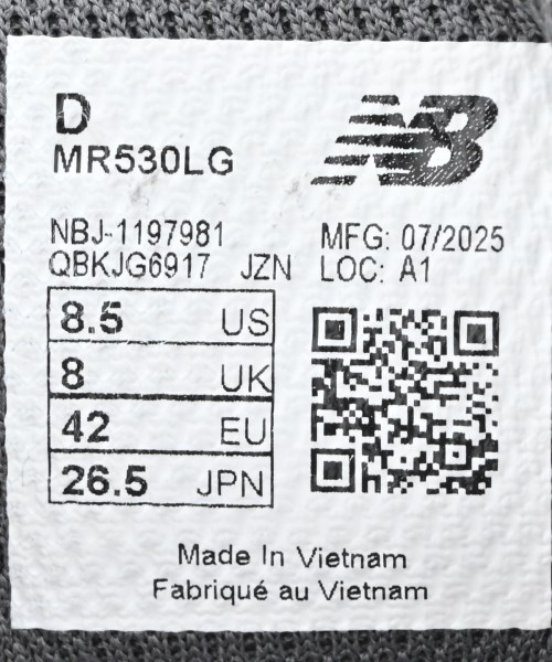 New Balance（ニューバランス）スニーカー シルバー サイズ:26.5cm メンズ/2200723837015