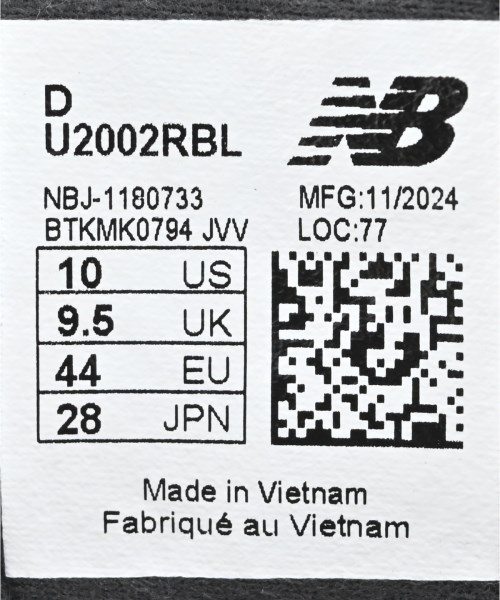 New Balance（ニューバランス）スニーカー 黒 サイズ:28cm メンズ/2200735617049