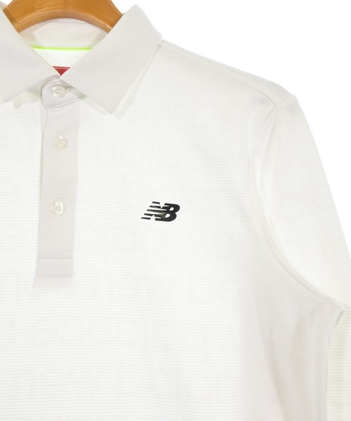 New Balance（ニューバランス）ポロシャツ 白 サイズ:4(XL位) メンズ/2200722498286
