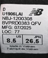 New Balance（ニューバランス）スニーカー 黒 サイズ:26.5cm メンズ/2200719437175