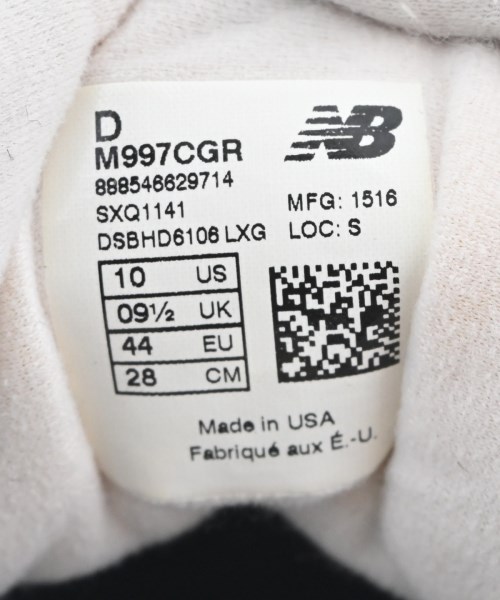 New Balance（ニューバランス）スニーカー グレー サイズ:28cm メンズ/2200719048333