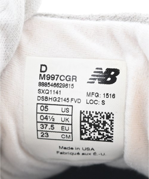 New Balance（ニューバランス）スニーカー グレー サイズ:23cm レディース/2200724017041