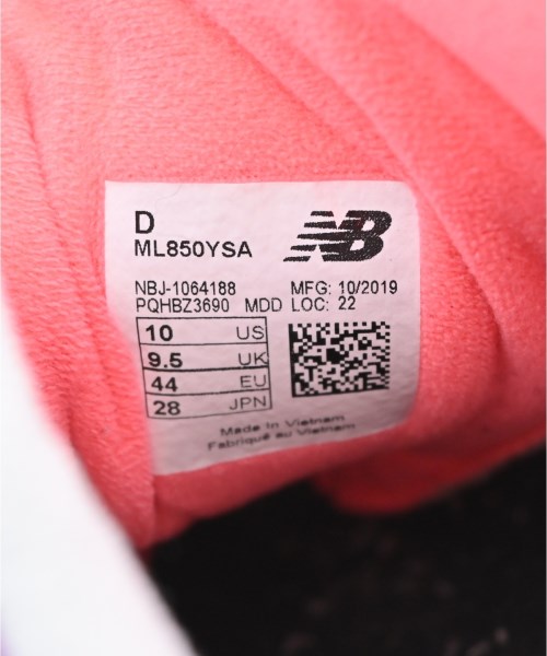 New Balance（ニューバランス）スニーカー ピンク サイズ:28cm メンズ/2200720708073