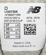 New Balance（ニューバランス）スニーカー 黒 サイズ:25cm レディース/2200721376387