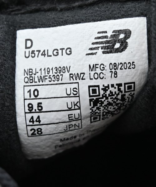 New Balance（ニューバランス）スニーカー 黒 サイズ:28cm メンズ/2200724873128
