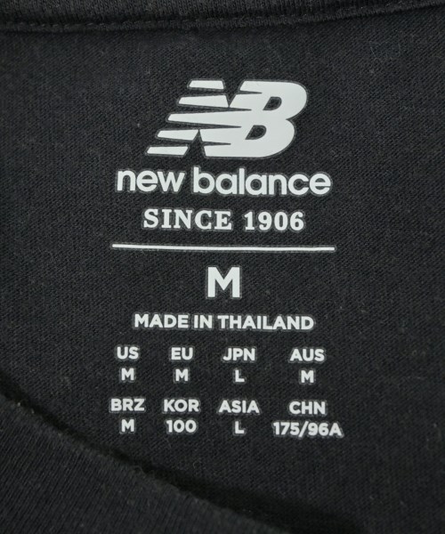 New Balance（ニューバランス）Tシャツ・カットソー 黒 サイズ:M メンズ/2200722645017
