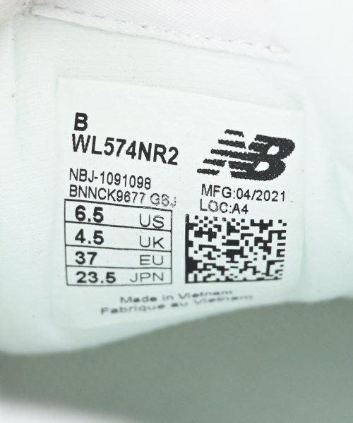 New Balance（ニューバランス）スニーカー 白 サイズ:23.5cm レディース/2200721234229