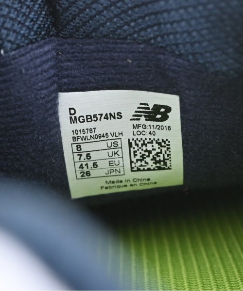 New Balance（ニューバランス）スニーカー 紺 サイズ:26cm メンズ/2200725936068