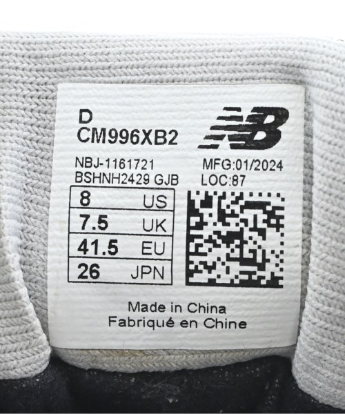 New Balance（ニューバランス）スニーカー 黒 サイズ:26cm メンズ/2200726189128