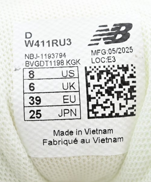 New Balance（ニューバランス）スニーカー 白 サイズ:25cm レディース/2200722300039