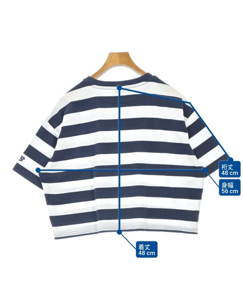 New Balance（ニューバランス）Tシャツ・カットソー 紺 サイズ:L レディース/2200726145131
