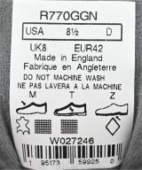 New Balance（ニューバランス）スニーカー グレー サイズ:US8 1/2(26.5cm位) メンズ/2200726320613