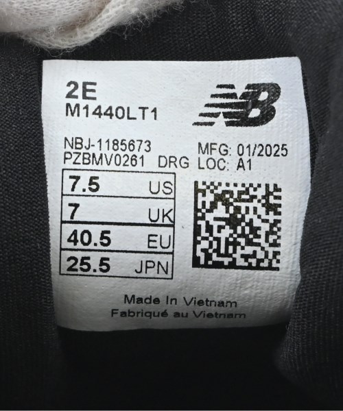 New Balance（ニューバランス）スニーカー 黒 サイズ:25.5cm メンズ/2200679272038
