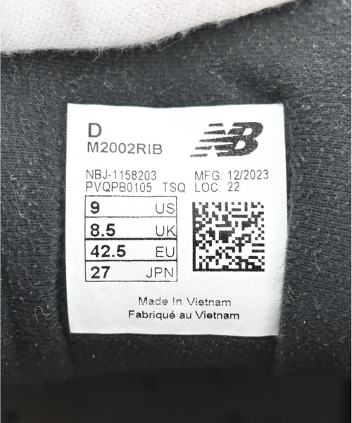 New Balance（ニューバランス）スニーカー 黒 サイズ:27cm メンズ/2200683541113