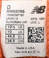 New Balance（ニューバランス）スニーカー 黒 サイズ:28.5cm メンズ/2200683778038
